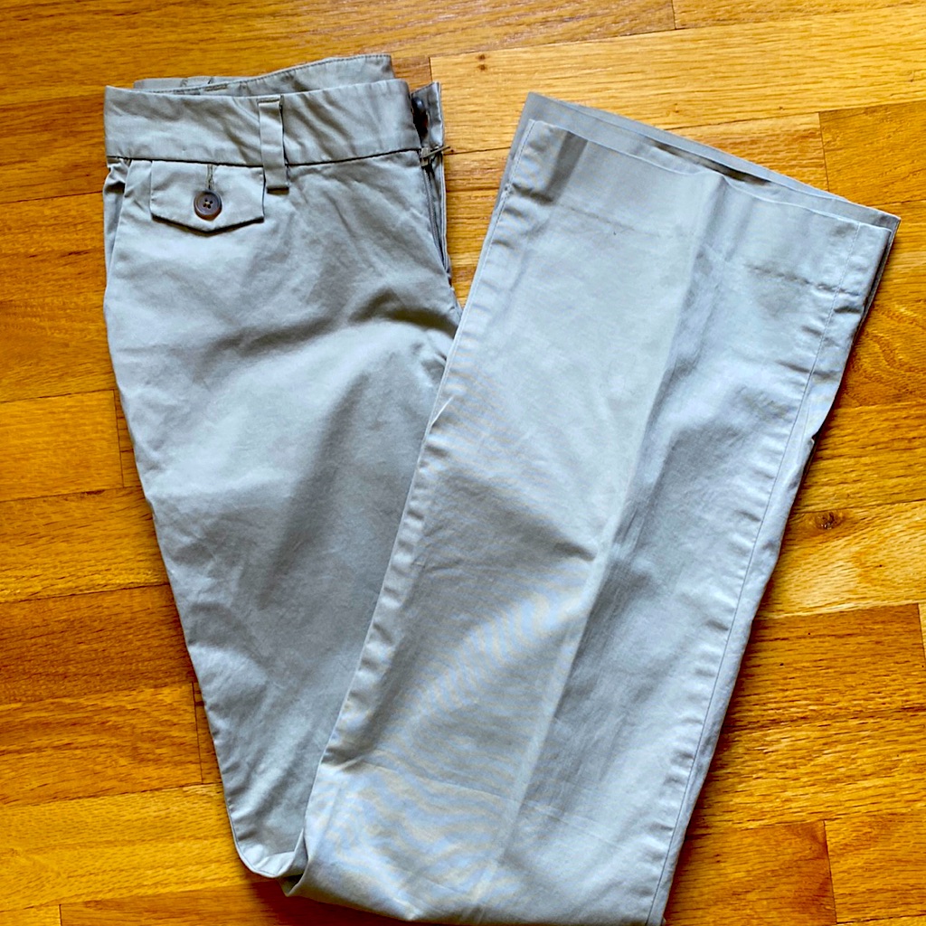 Banana Republic Martin Fit Khaki Trouser Size 0p